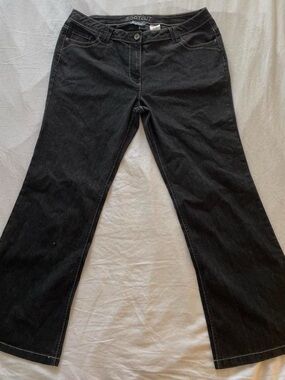Women's Vintage Y2K Dark Blue Low Rise Bootcut Jeans